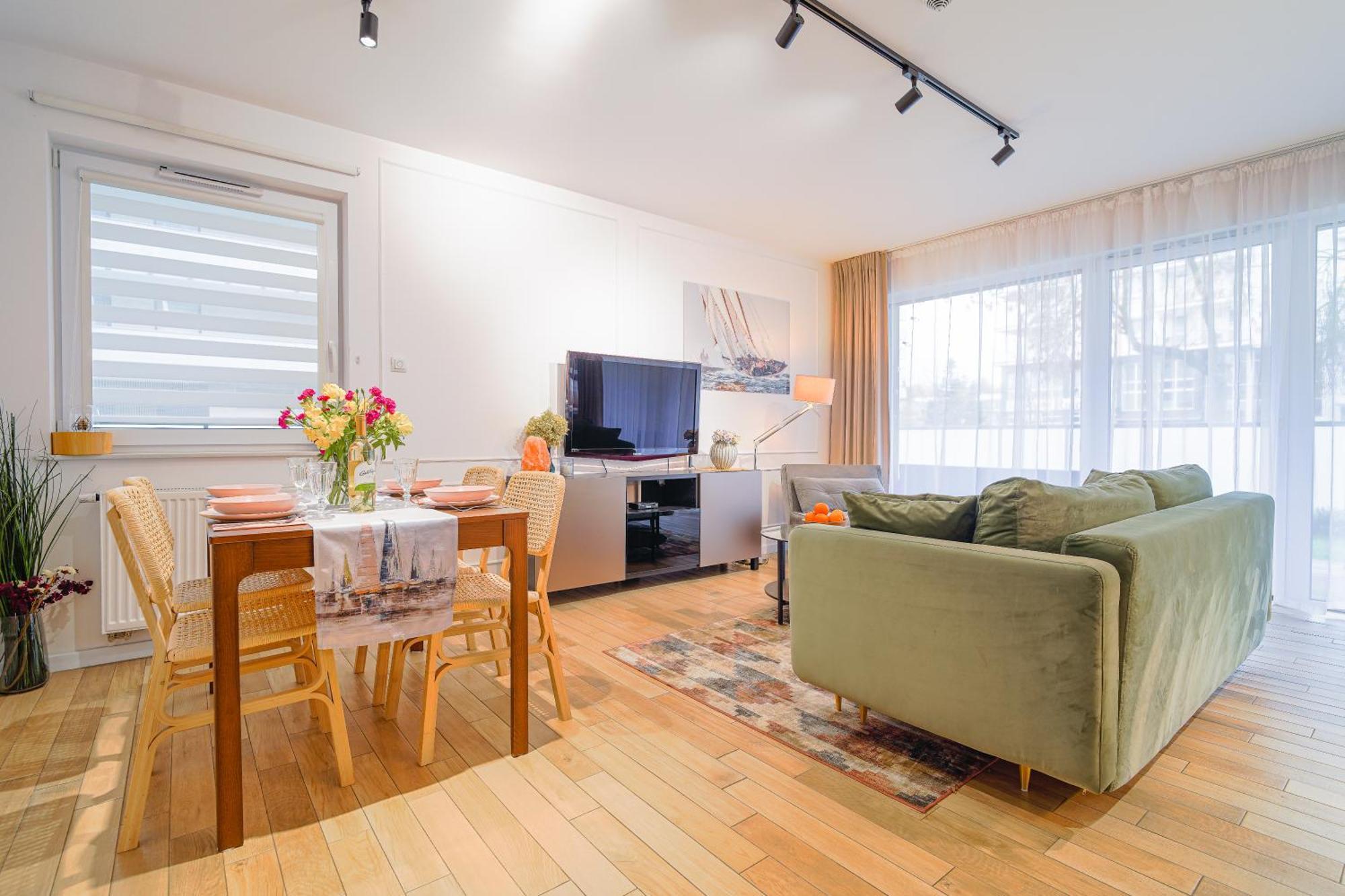 Lulu Apartments - Pod Masztami - Apartament Dwupokojowy - Basen Silownia Parking Kolobrzeg Luaran gambar