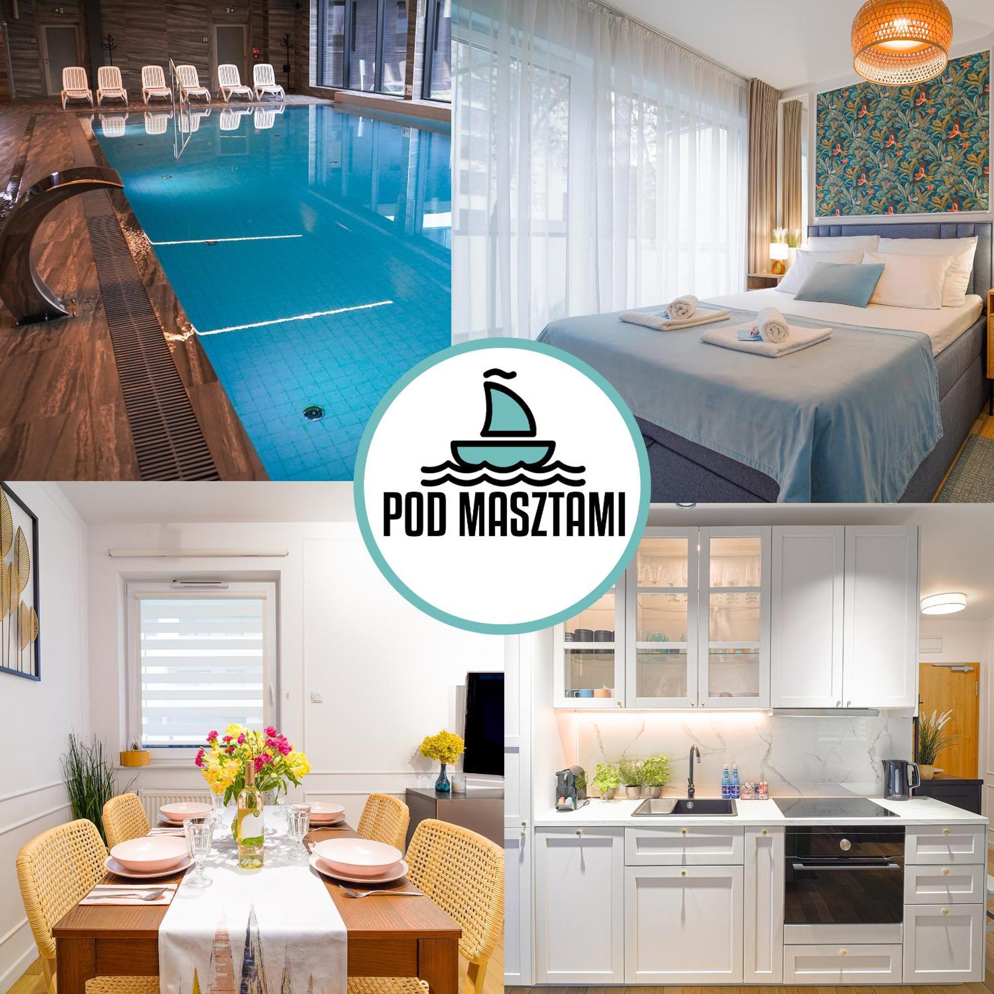 Lulu Apartments - Pod Masztami - Apartament Dwupokojowy - Basen Silownia Parking Kolobrzeg Luaran gambar